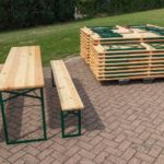 1x Picknicktafel+ 2x zitbank 200cm