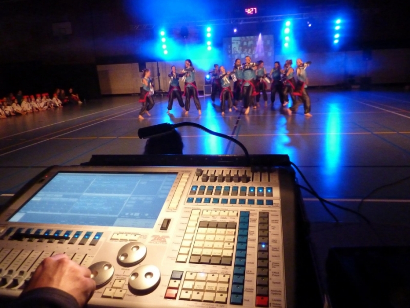 Gym, dans of muziekuitvoering (sporthal)