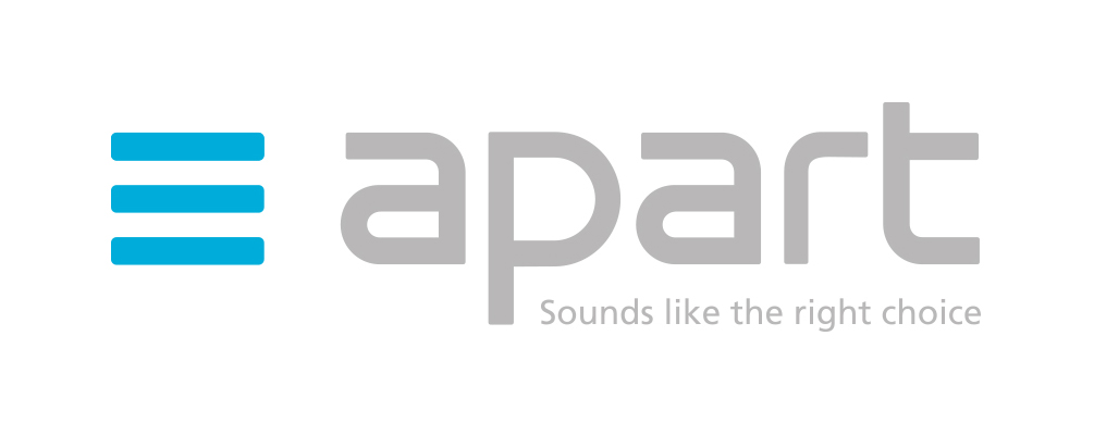 APART is een merk voor luidsprekers, versterkers, afspeelapparatuur en aansturing.