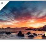 LED televisie 85 inch 4K op mobiele in hoogte verstelbare voet
