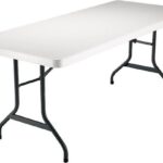 Rechthoekige tafel 80x180cm lichtgewicht model 4 personen